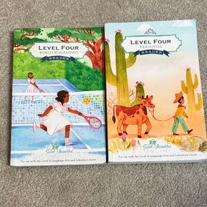Level Four Reader Set by Beautiful Feet — Blue & Cream